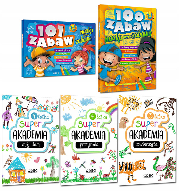 101 ZABAW nauka przez zabawę GREG