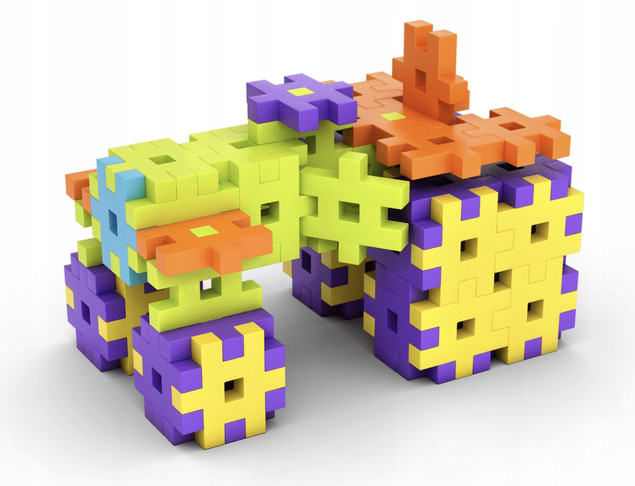 Meli Maxi - klocki konstrukcyjne - 50 elementów (2+)