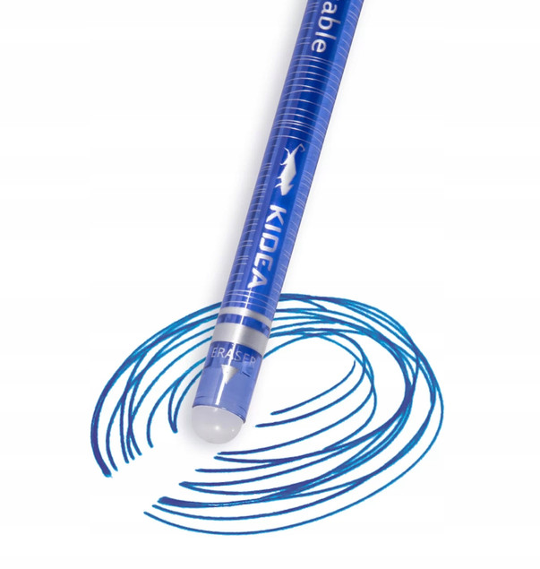 Długopis wymazywalny 2szt KIDEA