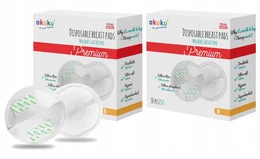 Wkładki laktacyjne, ultracienkie Akuku 30szt