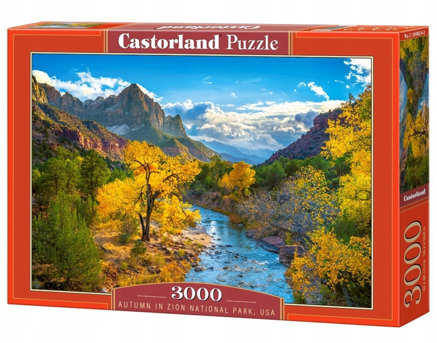 Puzzle 3000 Układanka Krajobraz PARK NAROWODY Zion Jesień 9+ Castorland