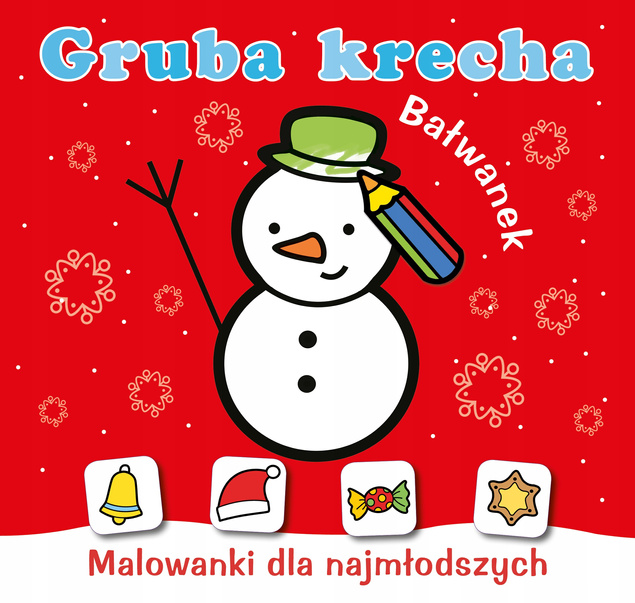 Malowanka Kolorowanka BAŁWANEK Gruba Krecha 1+ Skrzat