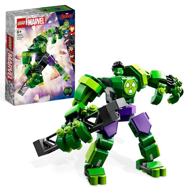 LEGO Marvel Mechaniczna Zbroja Hulka 138 el. 6+ 76241