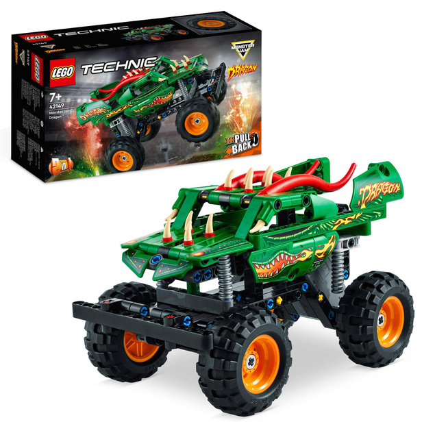 LEGO Technic Monster Jam Dragon 217el. 7+ 42149