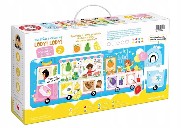CZUCZU Puzzle z Dziurką 23 Lody! Lody! 