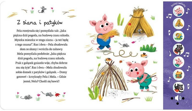 Trzy świnki. Naciśnij i posłuchaj! Bajka dźwiękowa