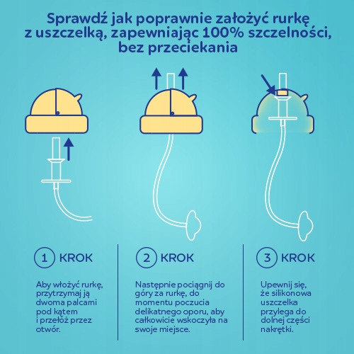 Canpol KUBEK NIEKAPEK Bidon z Obciążoną SŁOMKĄ 270 ml GEPARD 6M+