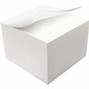 Kostka papierowa biała 85x85x35 mm klejona