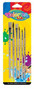 Pędzelki Szkolne Drewniane 6 Sztuk: 12/10/8/6/4/2 3+ Colorino 89415