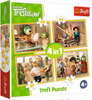 Puzzle 4w1 Przygotowania do balu Trefl 34318