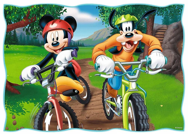 Puzzle 4w1 Układanka Disney MYSZKA MIKI i Przyjaciele Goofy 4+ Trefl 34604