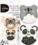 KIDEA Gumki do mazania zapachowe 2 szt. (Panda, Koala)