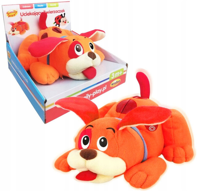 UCIEKAJĄCY PIESEK DO RACZKOWANIA WIBRACJE SMILY