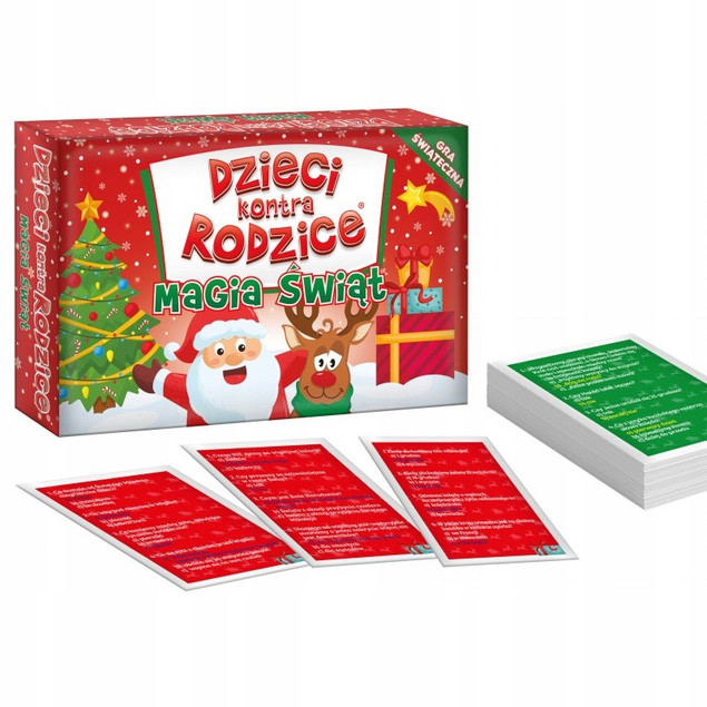 Dzieci Kontra Rodzice MAGIA ŚWIĄT Gra Planszowa Kangur x2