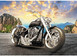 Puzzle 500 Czarny motocykl Trefl