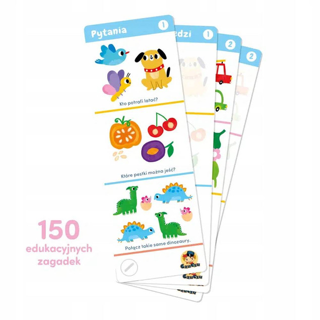 CzuCzu. Zagadki dla dzieci w wieku 3-4 lat