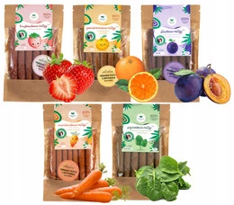 5x Zestaw ROLLSY WITAMINOWE 5 Smaków 250g Naturalnie Zdrowi