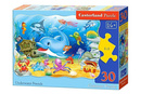 PUZZLE ZWIERZĘTA MORZA OCEANU 4+ 30 EL CASTOR