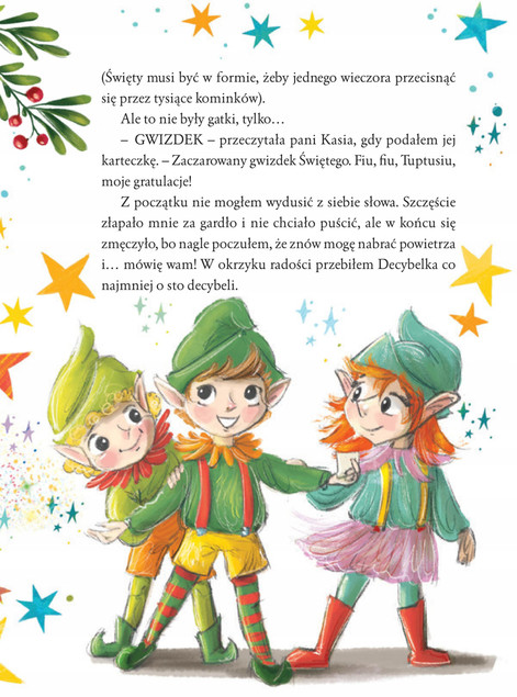 5x PAKIET Wigilijna Zagadka Świąteczna Przygoda Elfa Tuptusia Święty Pan