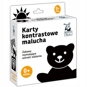 Karty Kontrastowe Malucha Stymulujące Wzrok 0M+ Kapitan Nauka