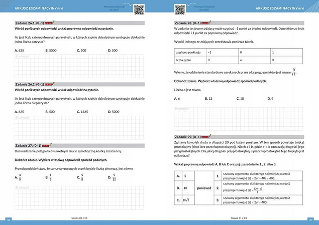 Nowa Matura Arkusze MATEMATYKA Poziom Podstawowy Liceum/Technikum Greg