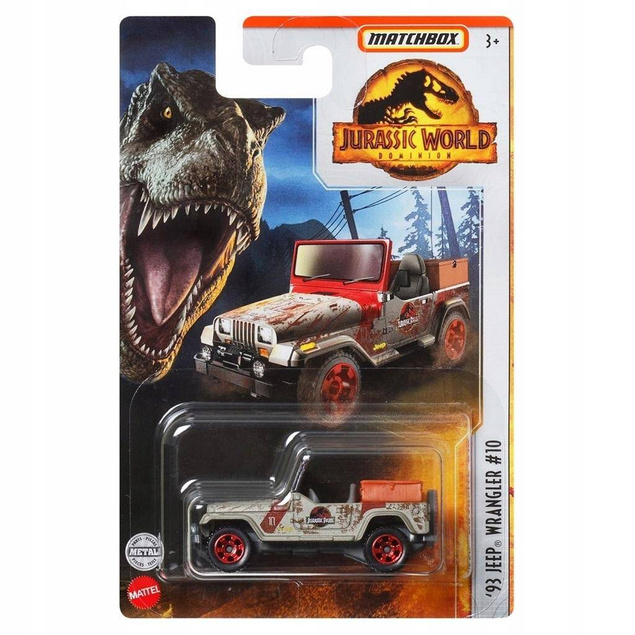 Matchbox Jurassic World 1993 Jeep Wrangler