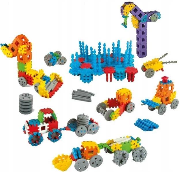 Klocki Mini Waffle 300 Sztuk Konstruktor 3+ Marioinex