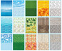 Papier z Motywami Ozdobny NATURA A4 80g/m2 15 Arkuszy Happy Color