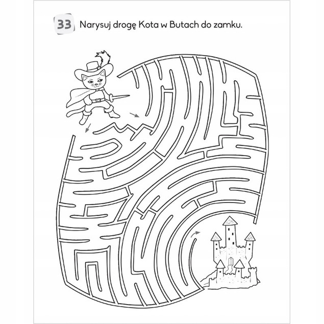 Łamigłówki z ołówkiem 7+ Książeczka różowa