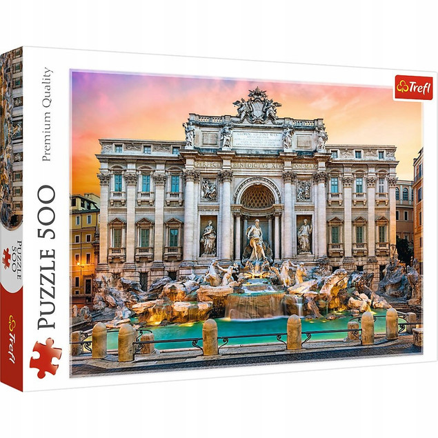 Puzzle 500 Fontanna di Trevi Rzym Trefl 37292