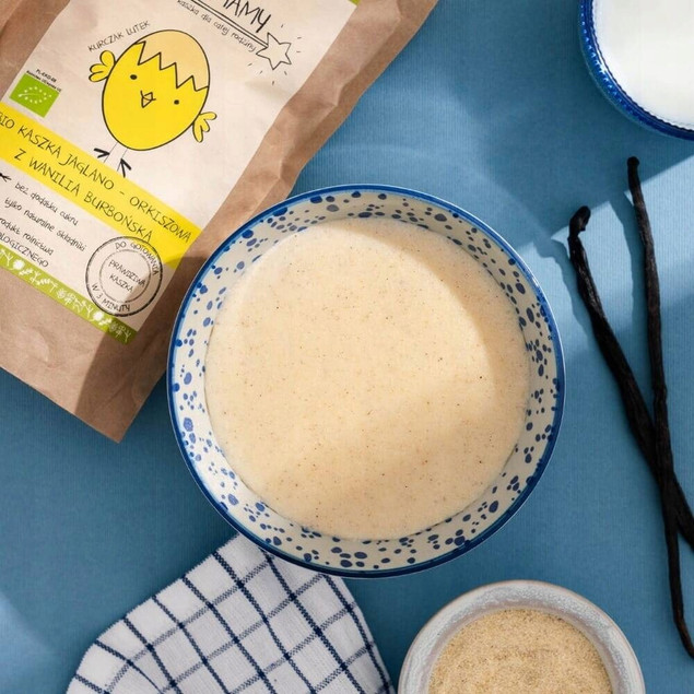 BIO Kaszka Jaglano - Orkiszowa z Wanilią Burbońską 200 g  Helpa