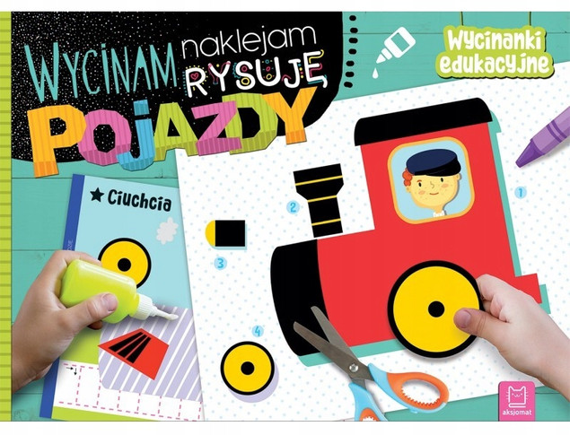 Pojazdy. Wycinam, naklejam, rysuję. Wycinanki edukacyjne