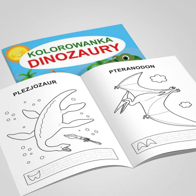 Kolorowanka. Dinozaury