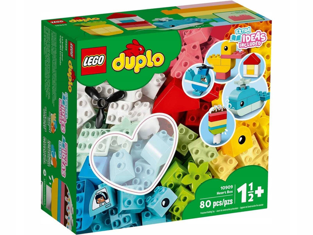 LEGO Duplo Pudełko Z Serduszkiem 80 el. 1,5+ 10909