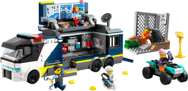 LEGO City Policyjna Ciężarówka Z Laboratorium Kryminalnym 674 el. 7+ 60418