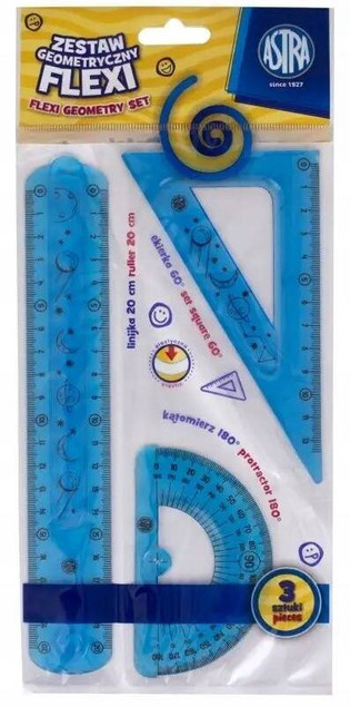 Zestaw geometryczny Flexi 3 elementy