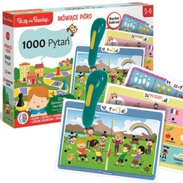 CLEMENTONI MÓWIĄCE PIÓRO 1000 PYTAŃ PRZEDSZKOLA