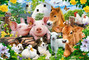 Puzzle 40 maxi - Farm Friends CASTOR