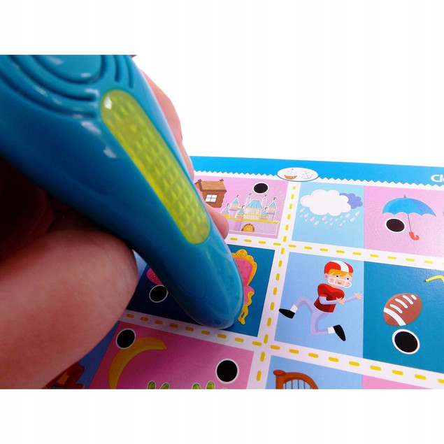 Mówiące Pióro 500 Pytań Przedszkolaka Gra Edukacyjna Quiz 3+ Clementoni