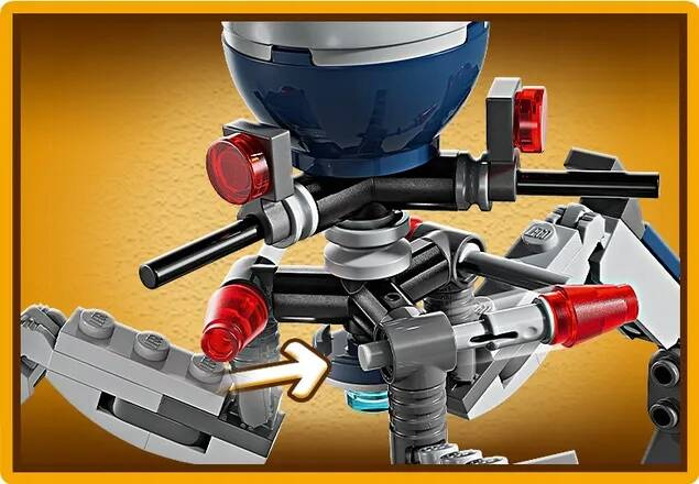 LEGO Star Wars Zestaw Bitewny Z Żołnierzem Droidem Bojowym 215el. 7+ 75372