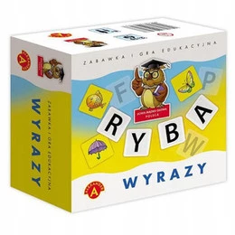 Wyrazy Gra Edukacyjna Poznawanie Liter Czytanie i Pisanie 5+ Alexander 0371