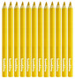 BAMBINO Kredki w drewnie trójkątne, ŻÓŁTA 12 szt