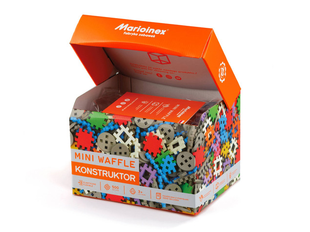 Klocki Mini Waffle 500szt. Konstruktor MARIOINEX