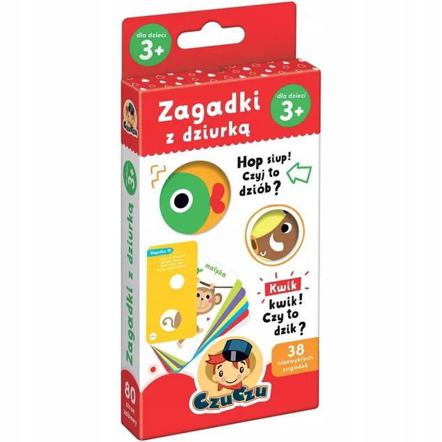 Zagadki Z Dziurką Rymowane Dla Dzieci Obrazkowa Książeczka 3+ CzuCzu