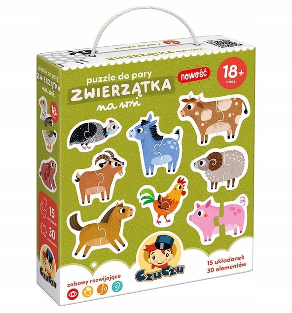 CzuCzu Puzzle do pary Zwierzątka na wsi