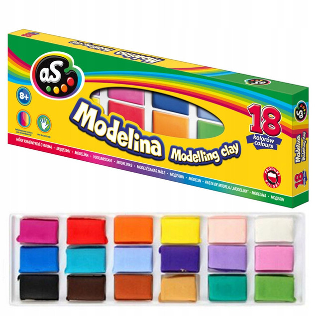 Modelina AS 18 kolorów ASTRA