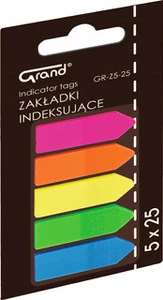 Zakładki indeksujące strzałki GR-Z5-25 GRAND