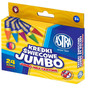 Kredki Świecowe Jumbo Szkolne Dla Dzieci 24 Kolory 3+ Astra