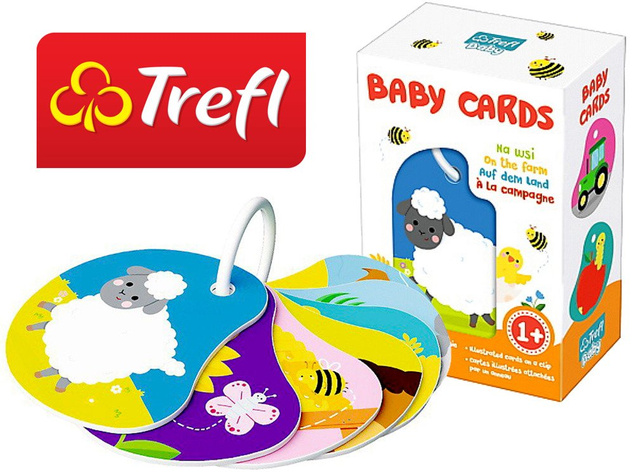 Baby Cards - Na wsi Karty na klipsie 01619 TREFL