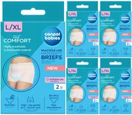5 x 2szt Bezszwowe Majtki Poporodowe L/XL Canpol Wielorazowe Siateczkowe